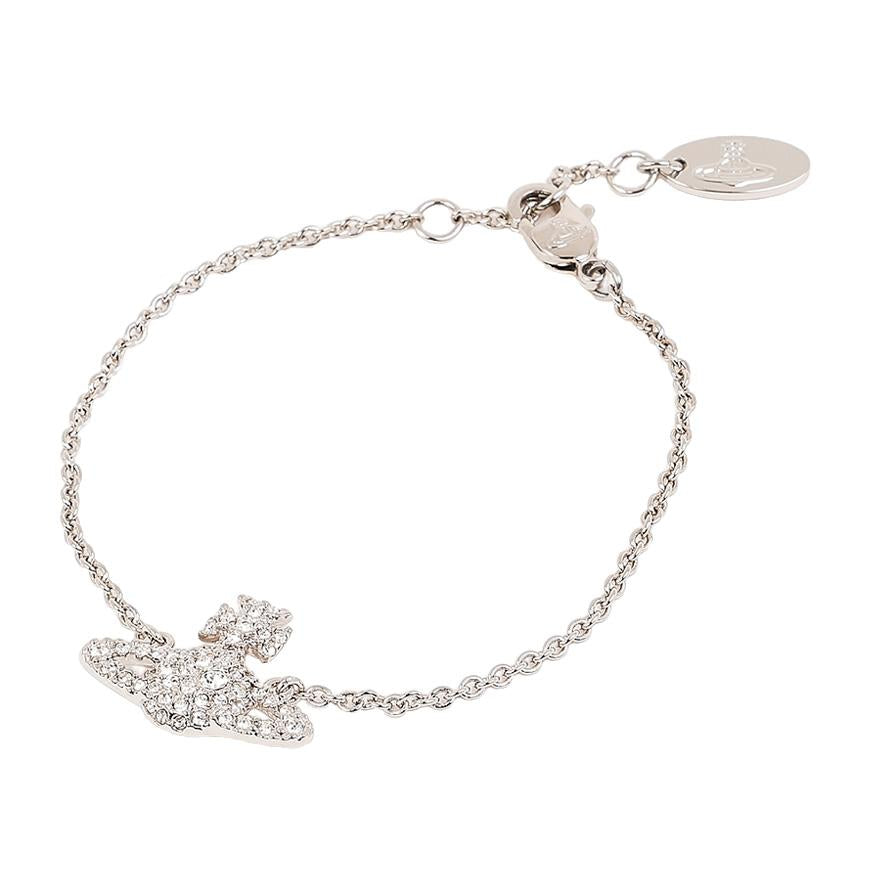 Vivienne Westwood Grace Relief Bracelet Silver-Tone Women’s