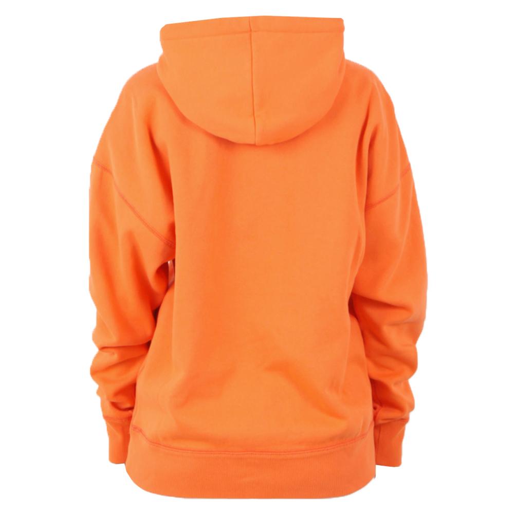 Isabel Marant MANSEL Fleece Lined Hoodie Orange
