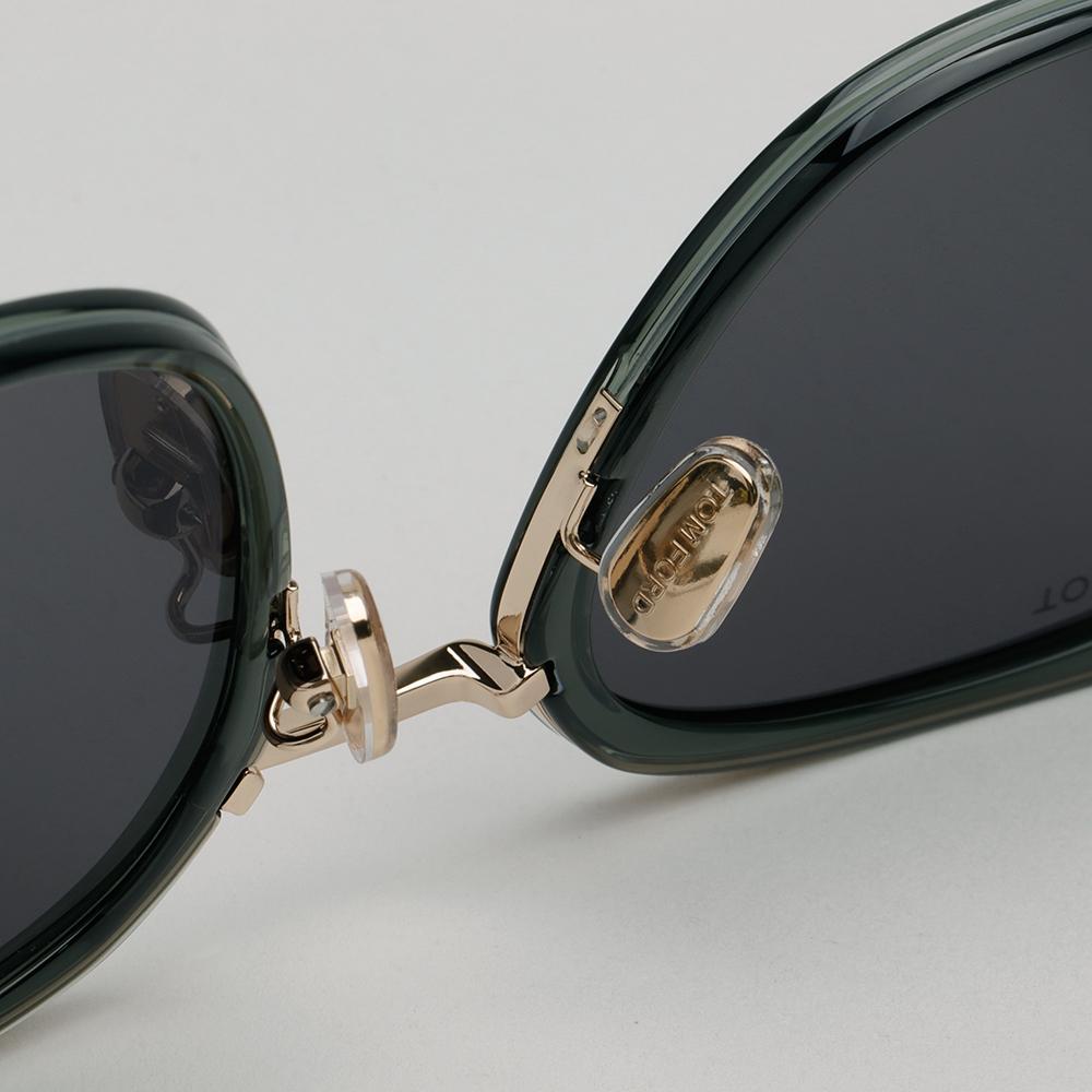 TOM FORD Transparent Acetate Asian Fit Unisex Sunglasses TF1243 K 20A