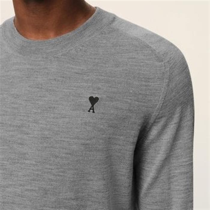 AMI Wool Crewneck Ami de Coeur Sweater