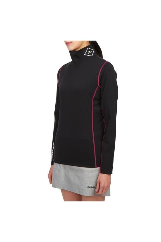 J LINDEBERG Long Sleeve Sweatshirt Top for Women AWJS089839999 BLACK DOM