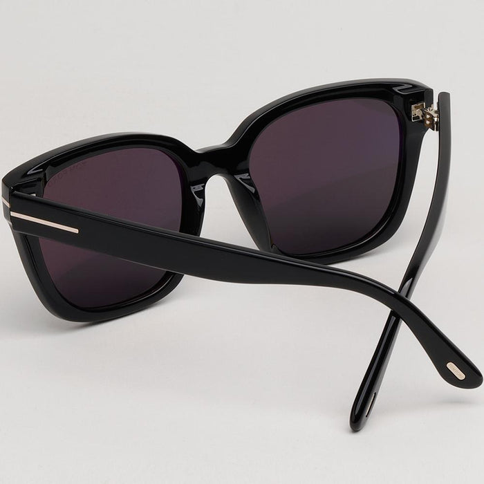 TOM FORD Square Semi-Mirrored Acetate Sunglasses Unisex TF1216 01A