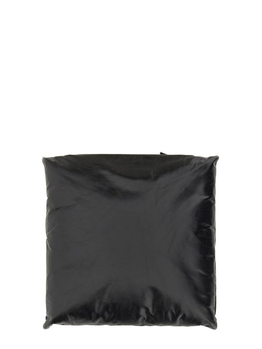Bottega Veneta Black Leather Clutch Bag