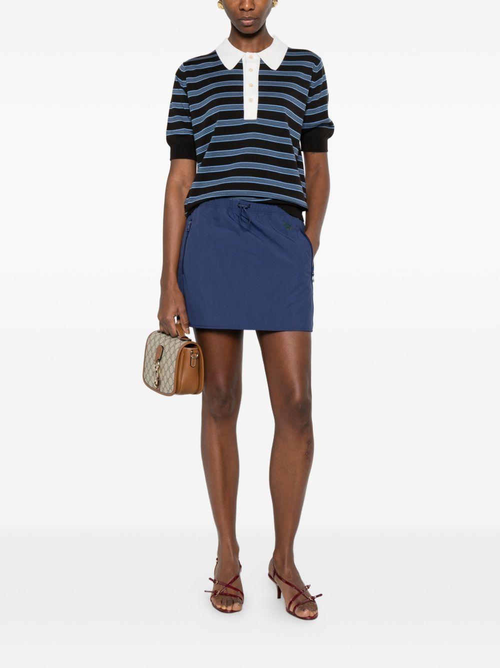GUCCI Blue Mini Skirt