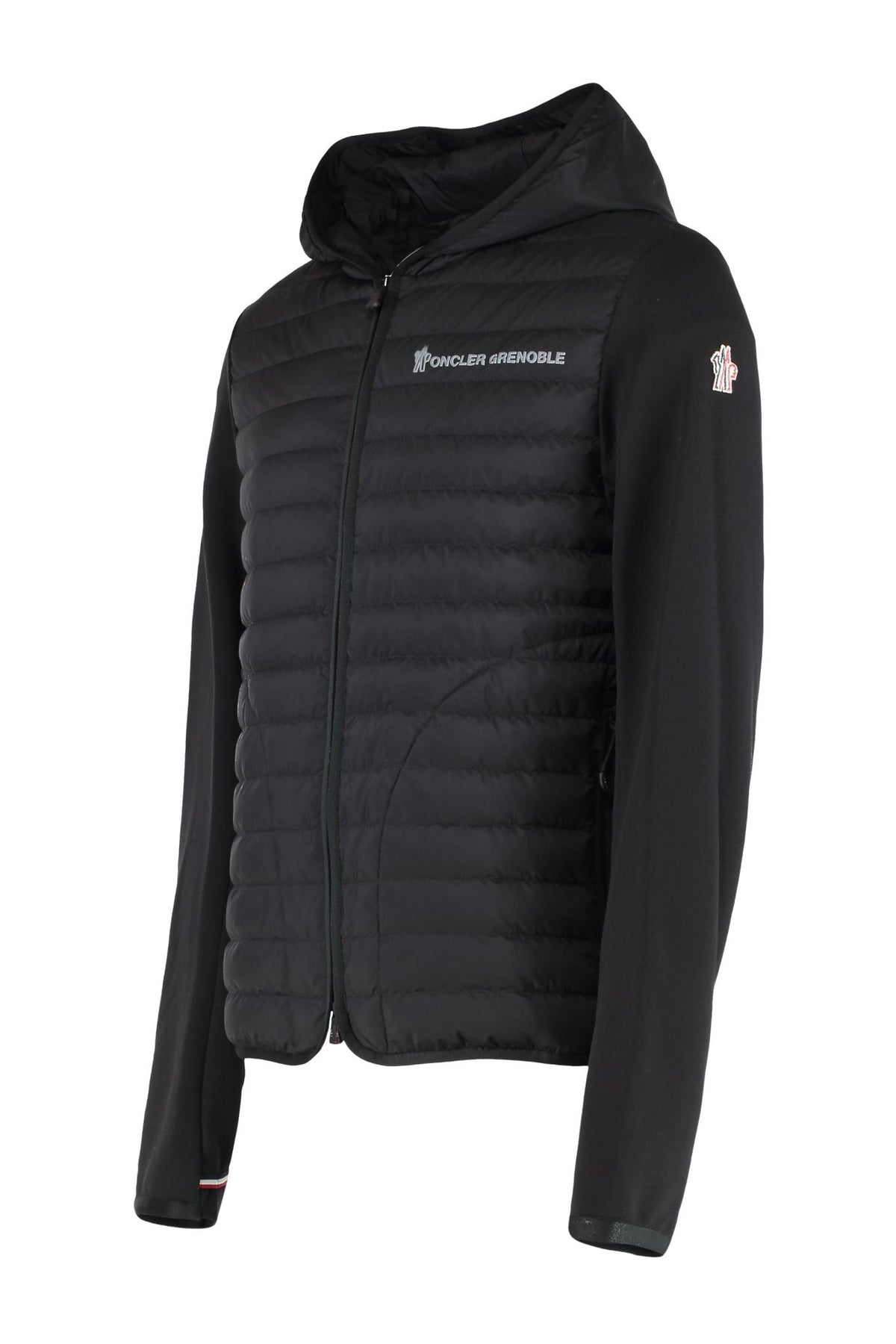 Moncler Black Wool Knit Cardigan for Men
