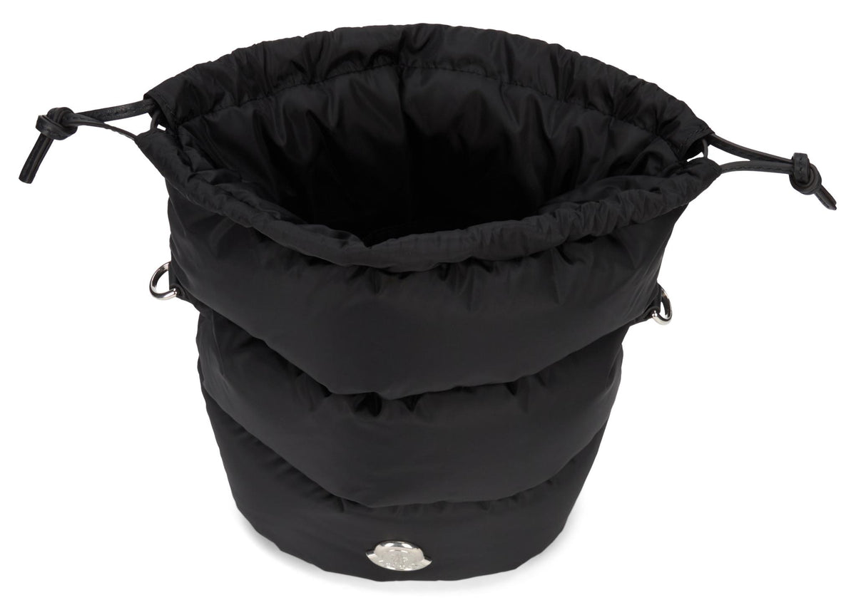 Moncler Black Nylon Tote Shoulder Bag