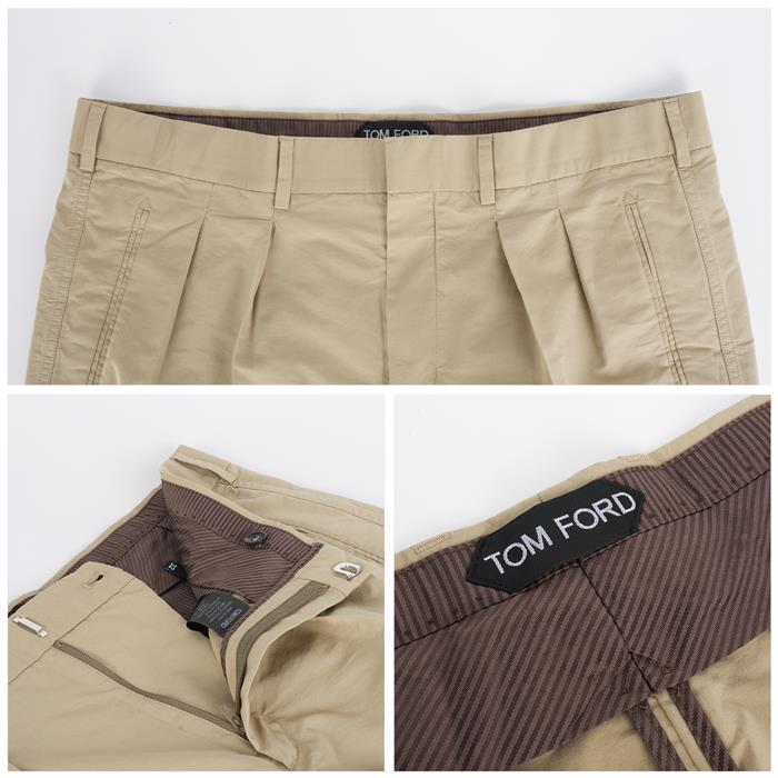 TOM FORD Fluid Poplin Tailored Shorts SSL005 FMC207S25 FG183