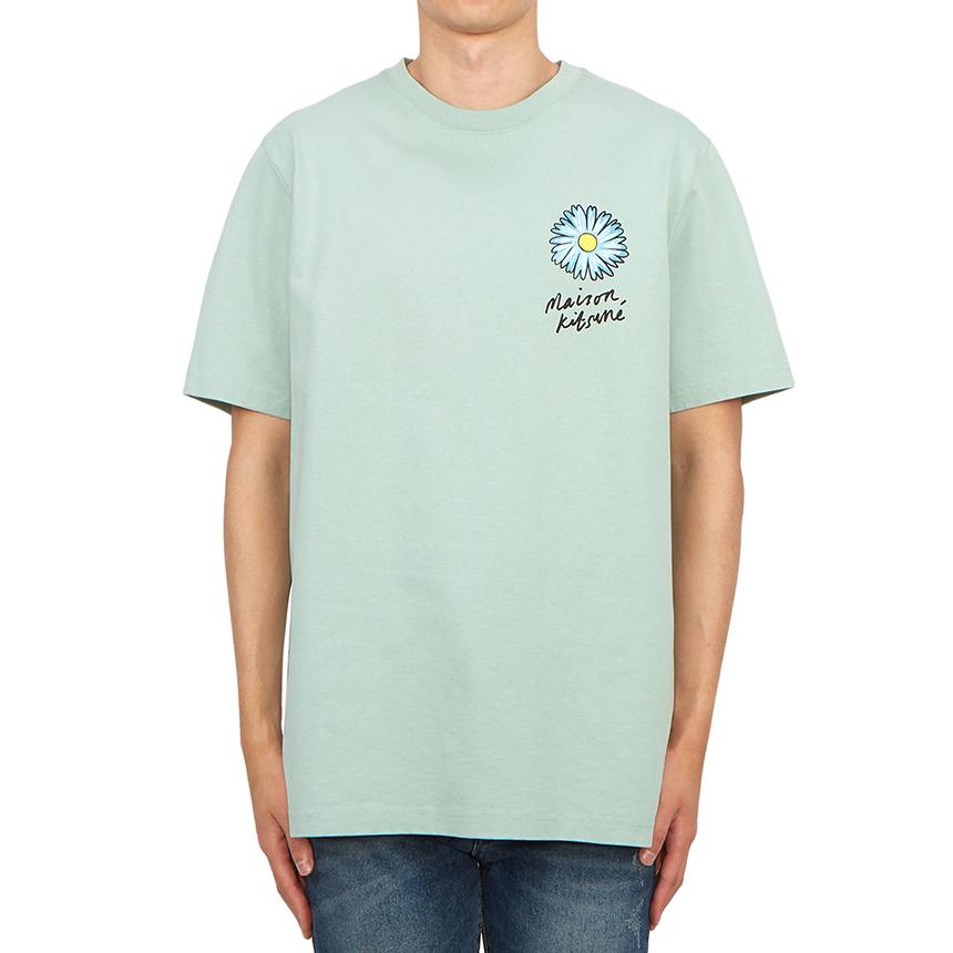 Maison Kitsune Floating Flower Men’s Short Sleeve T-Shirt