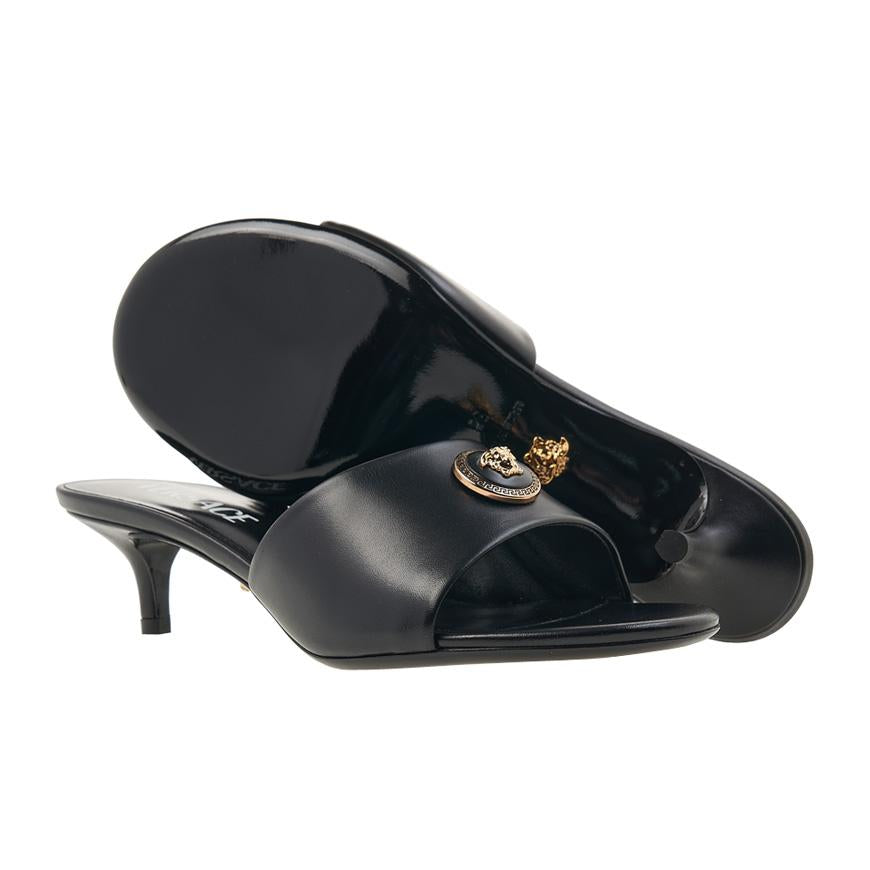 Versace Women’s Alia Heel Sandals 1018241 DVT2P 1B00V