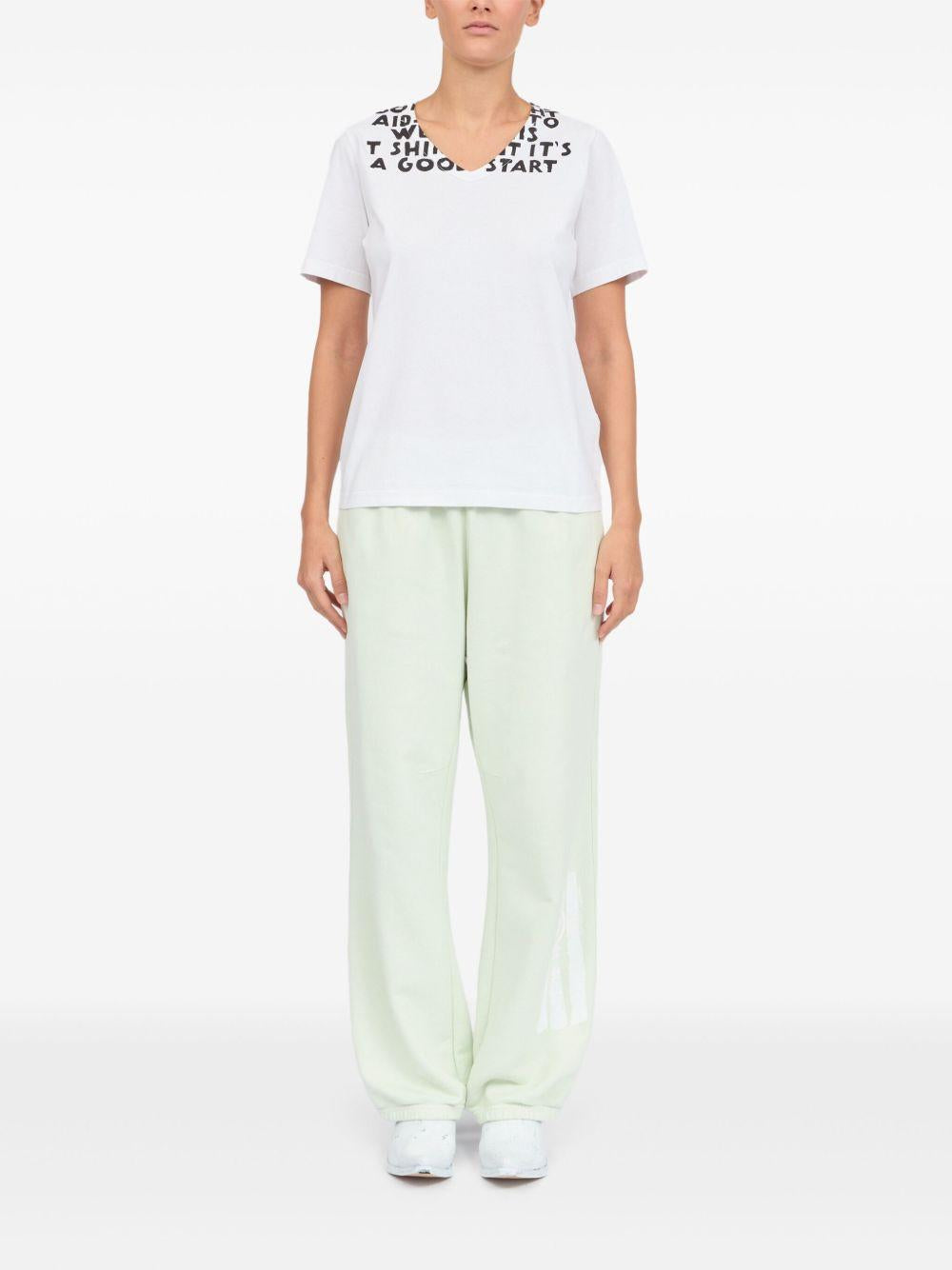 Maison Margiela White Cotton Short Sleeve T-Shirt