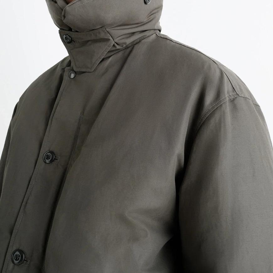 Lemaire Men’s Puffer Blouson Down Jacket Brown