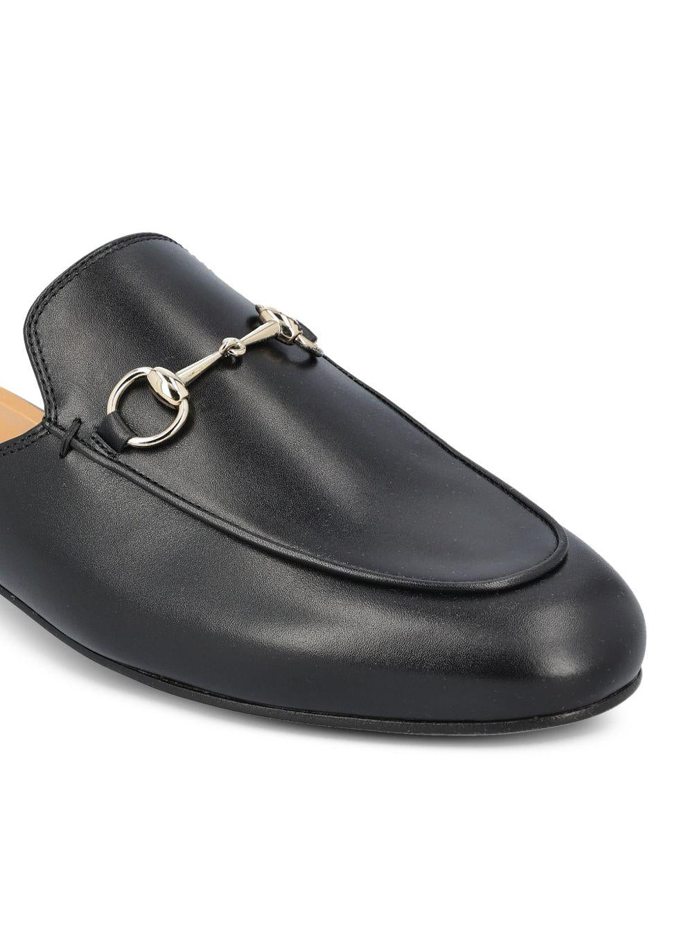 GUCCI Black Leather Sandals