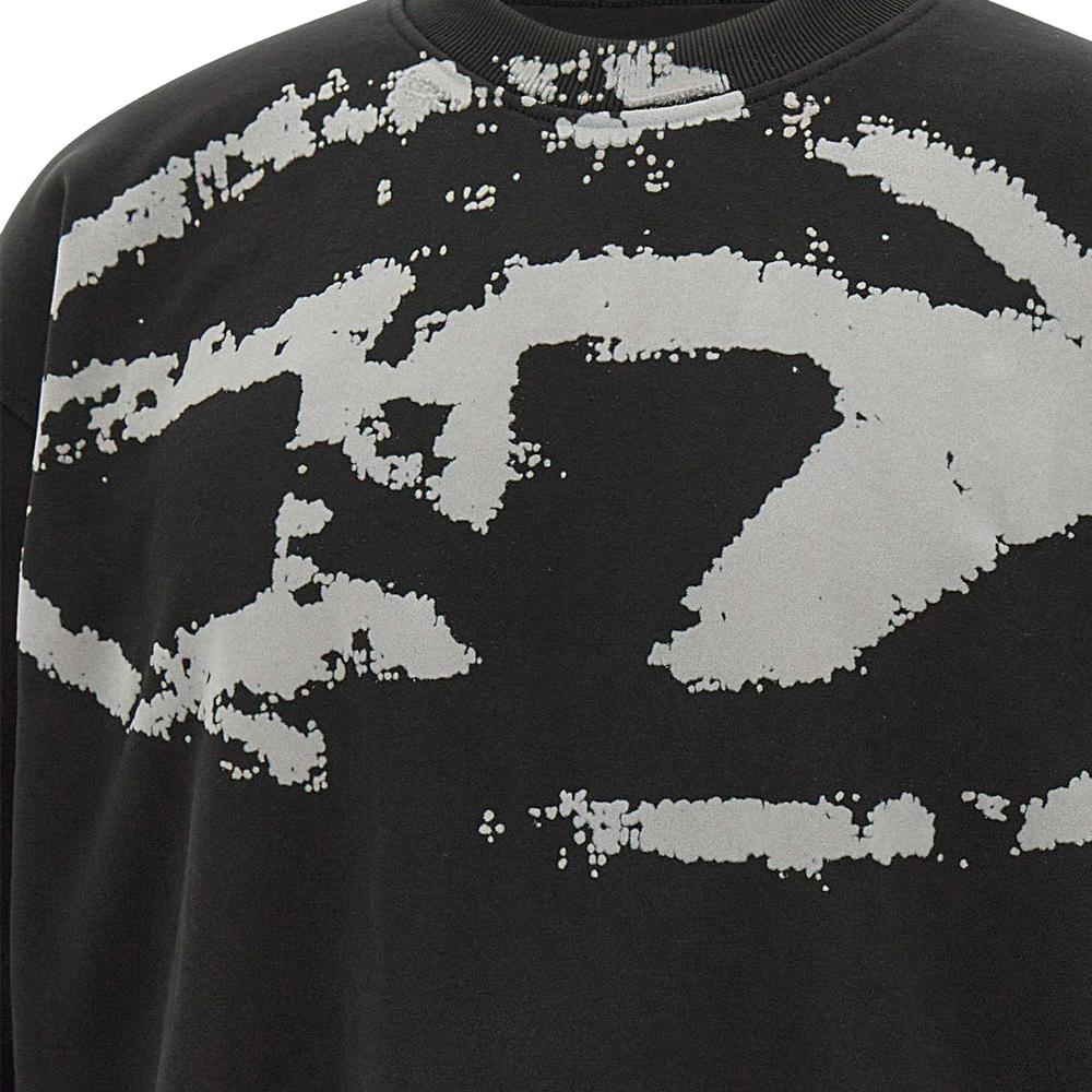 DIESEL Velvet Logo Crewneck Sweatshirt for Men A13051 0DQAK 9XX