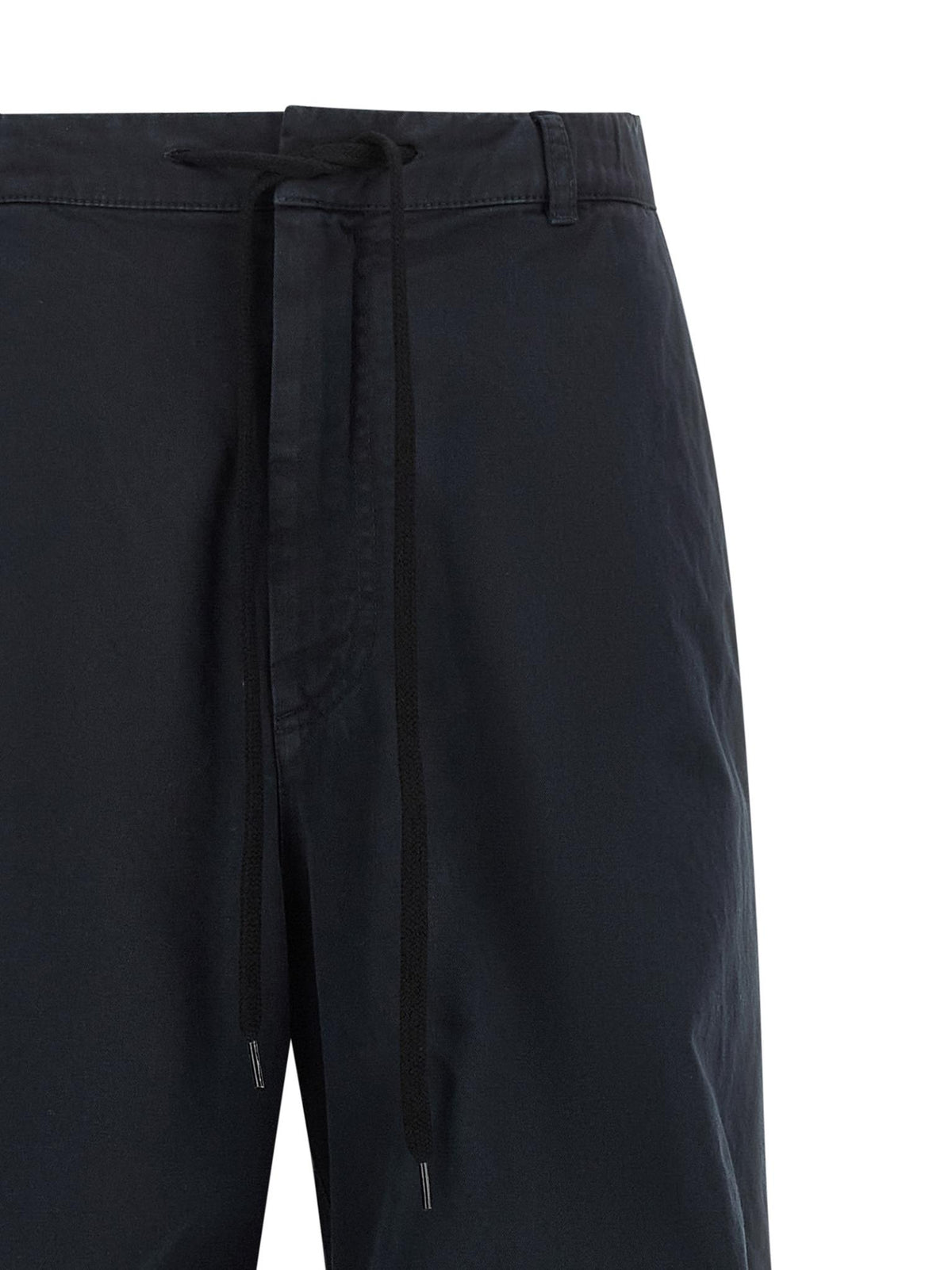 Maison Margiela Black Wool Cropped Trousers