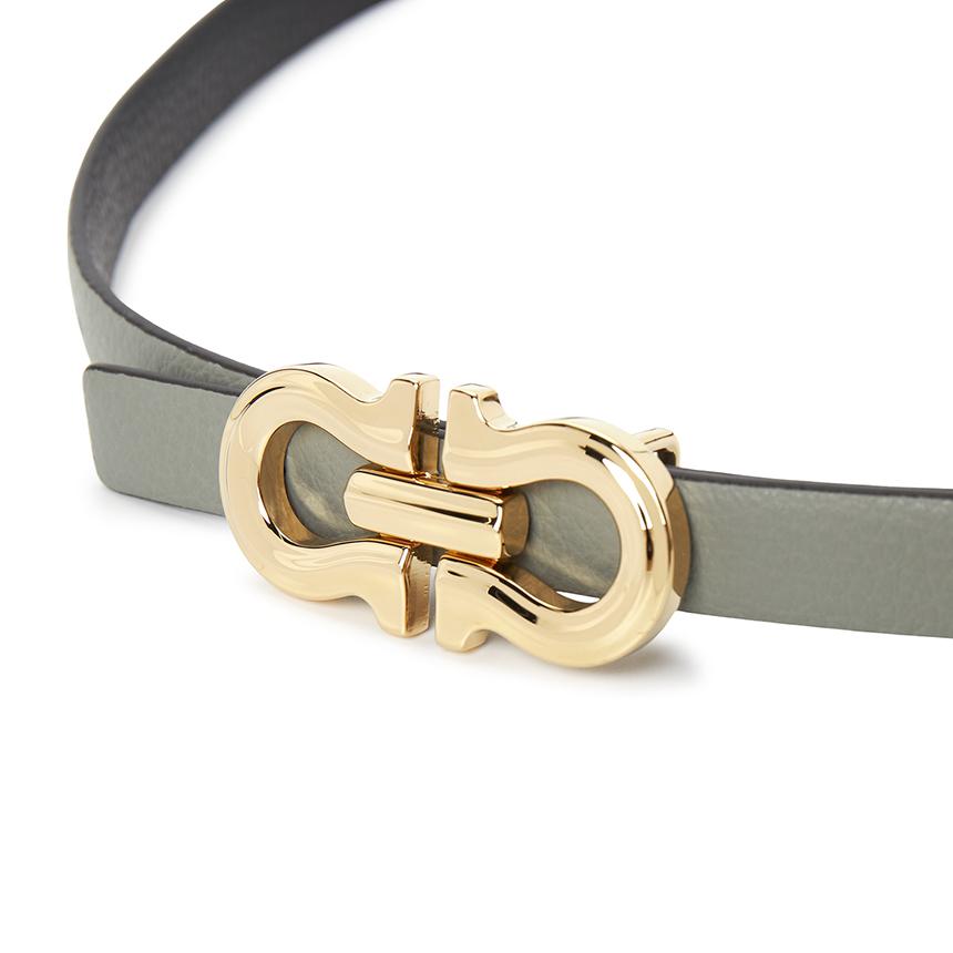 Ferragamo Gancini Reversible Women’s Leather Belt