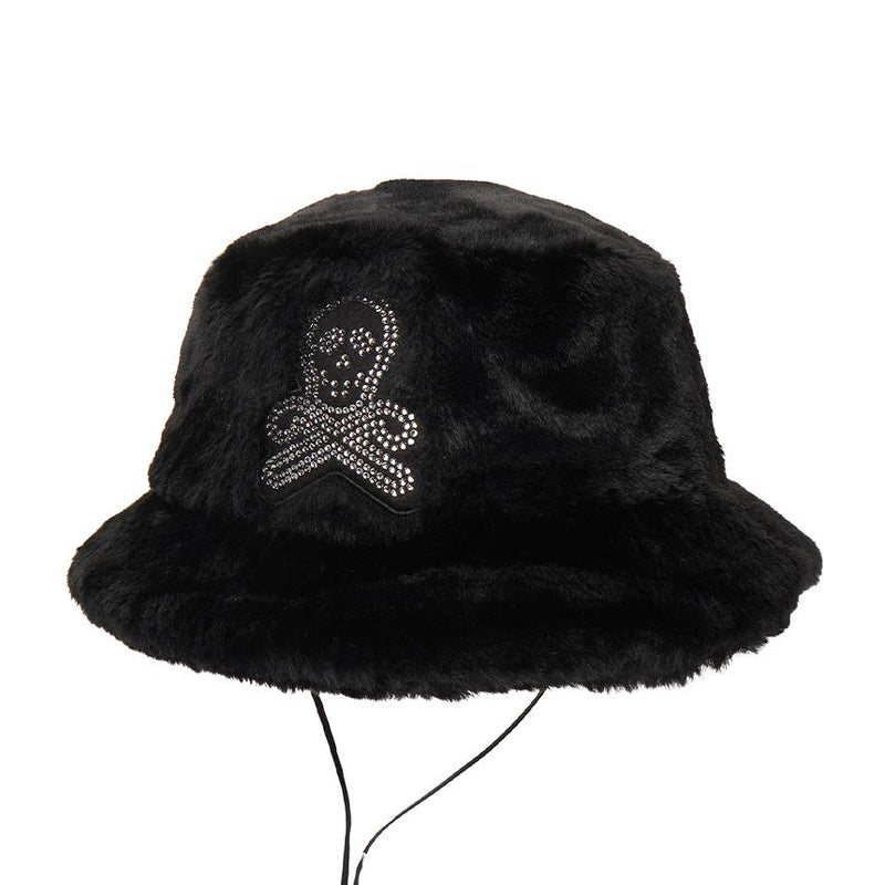 MARK&LONA Faux Fur Bucket Hat Unisex MLF 5C FC16 BLACK