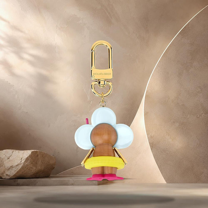 Louis Vuitton Vivienne Snorkeling Blue Bag Charm Key Ring M03751