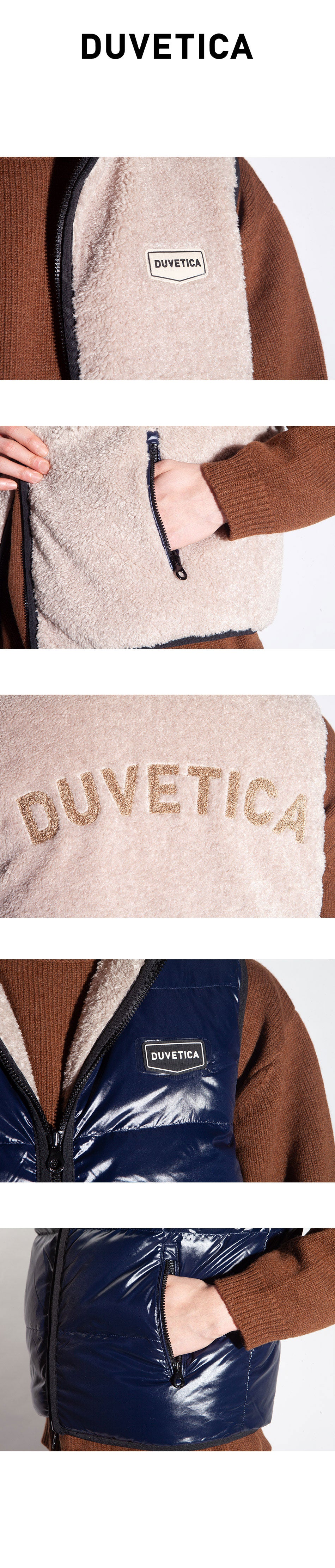 Duvetica Men's Reversible Down Puffer Vest VUDV06525K0001