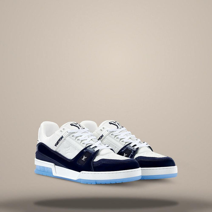 Louis Vuitton Blue LV Trainer Low-Top Sneakers 1AJ190