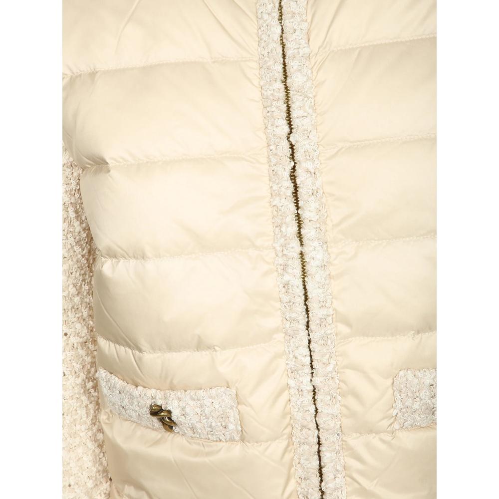 Moncler Women’s Padded Zip-Up Knit Cardigan Jacket Gray