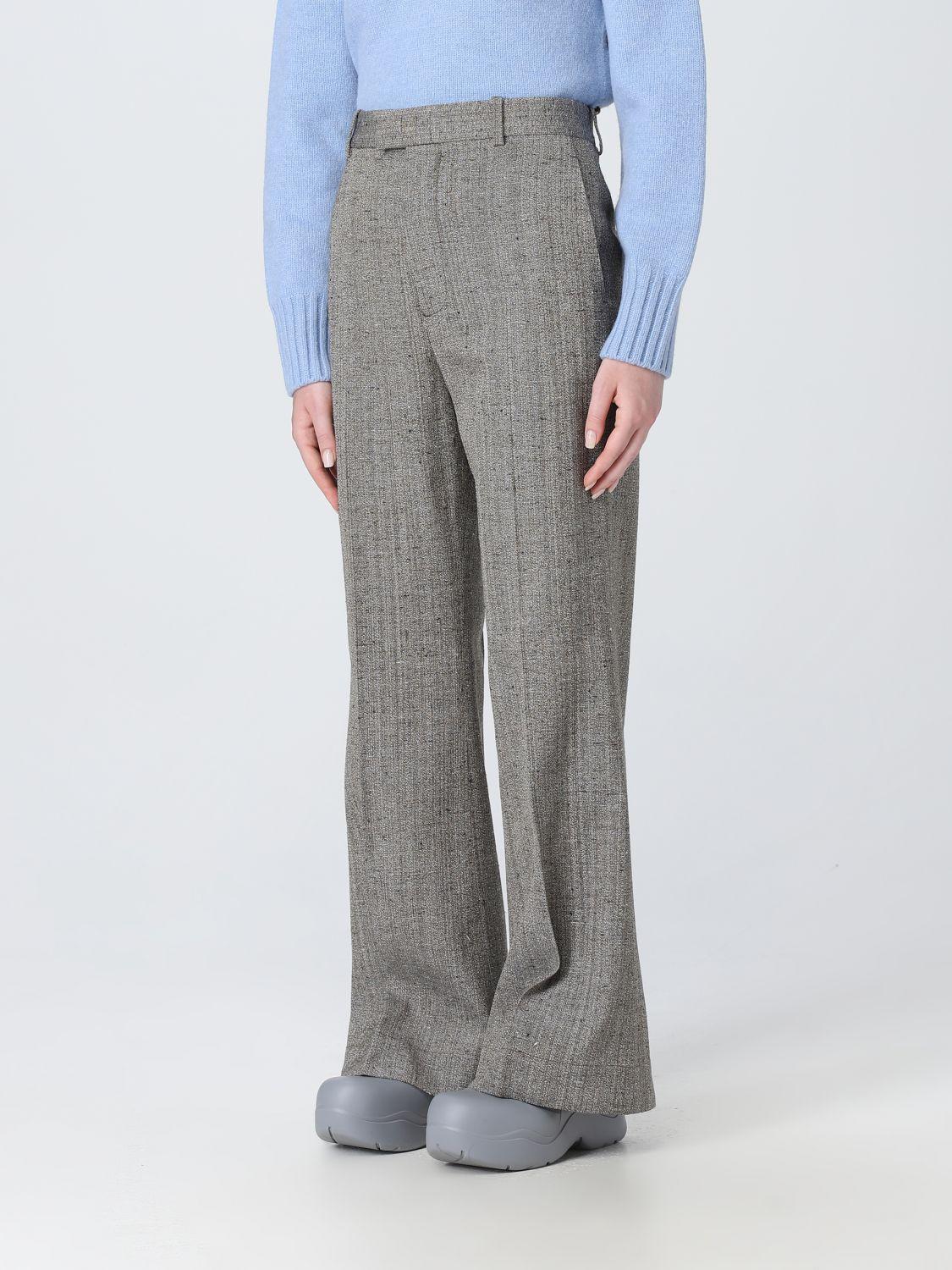 Bottega Veneta Brown Wool Classic Trousers Pants