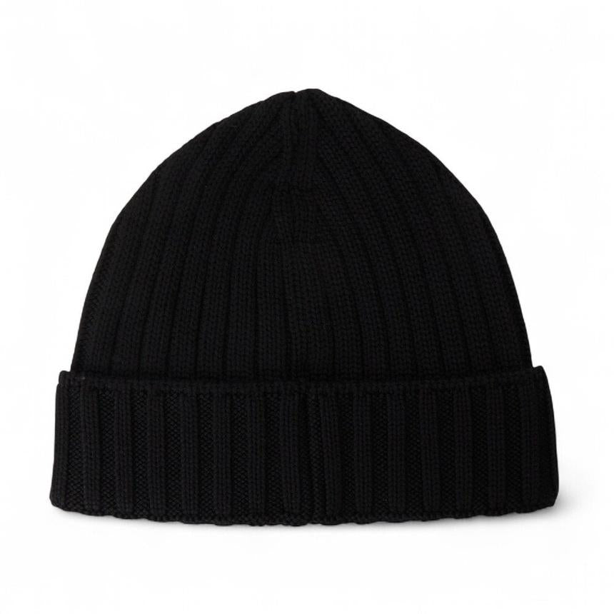 CP Company Unisex Black Knit Beanie