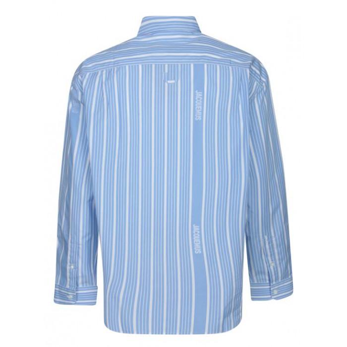 JACQUEMUS La Chemise Simon Men's Long Sleeve Button-Up Shirt 246SH001 1691 3EV