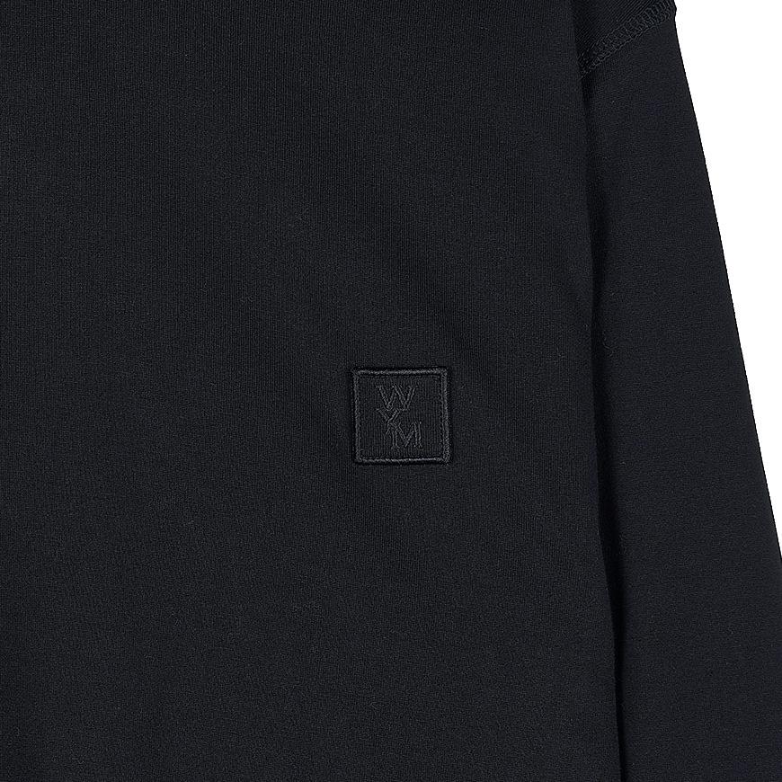 WOOYOUNGMI Black Back Logo Long Sleeve T-Shirt