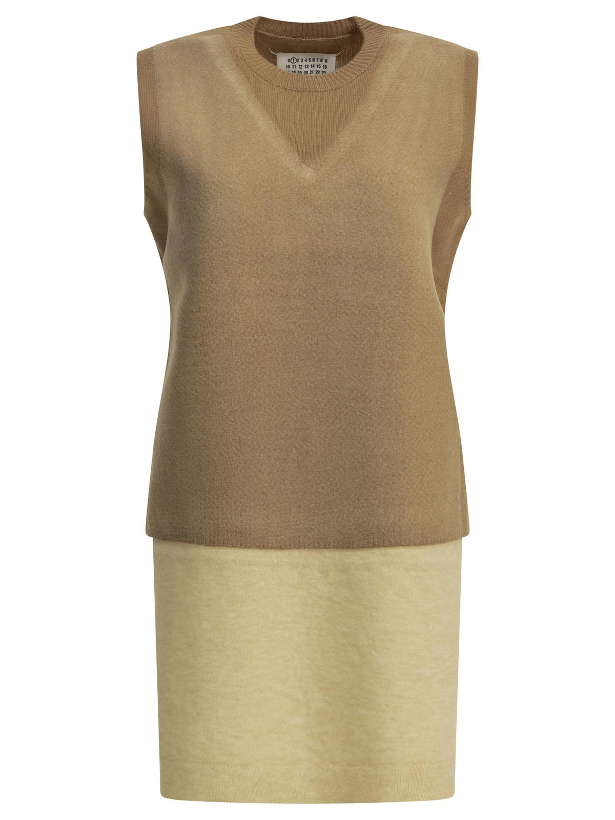Maison Margiela Gray Wool Knit Vest