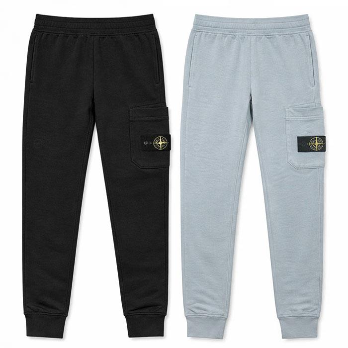 STONE ISLAND Junior Logo Patch Sweatpants/Joggers