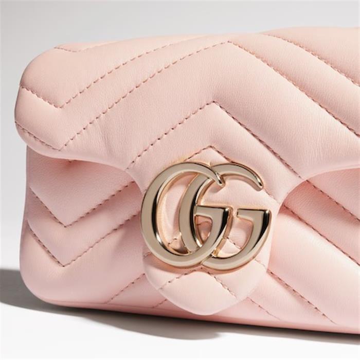 GUCCI GG Marmont Mini Leather Shoulder Bag