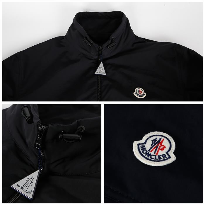Moncler GALES High Neck Zip Jacket Black Men’s