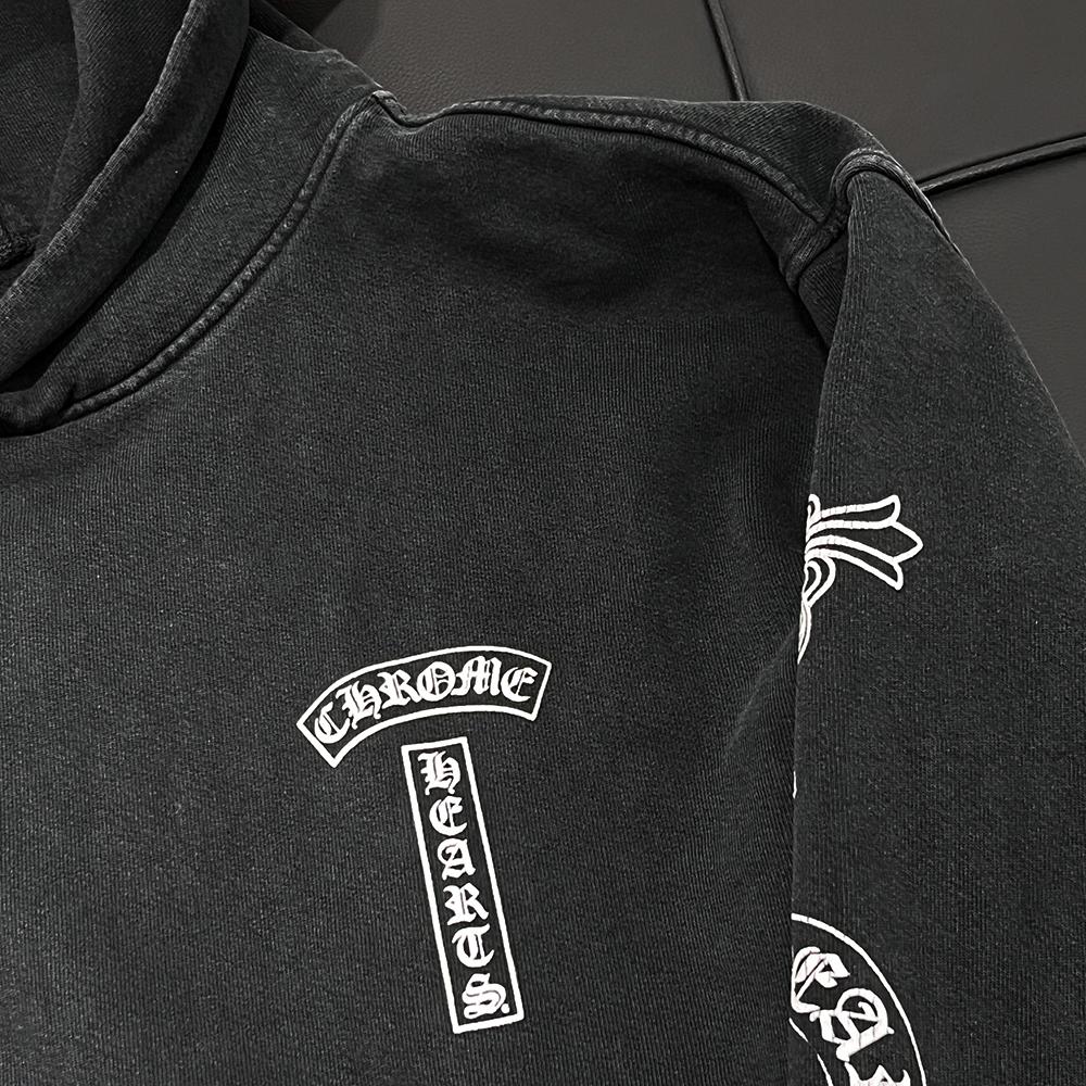 Chrome Hearts Black T Logo F*** You Hoodie Unisex