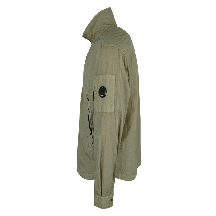 CP Company Tayon L Windbreaker Jacket Green Nylon Men