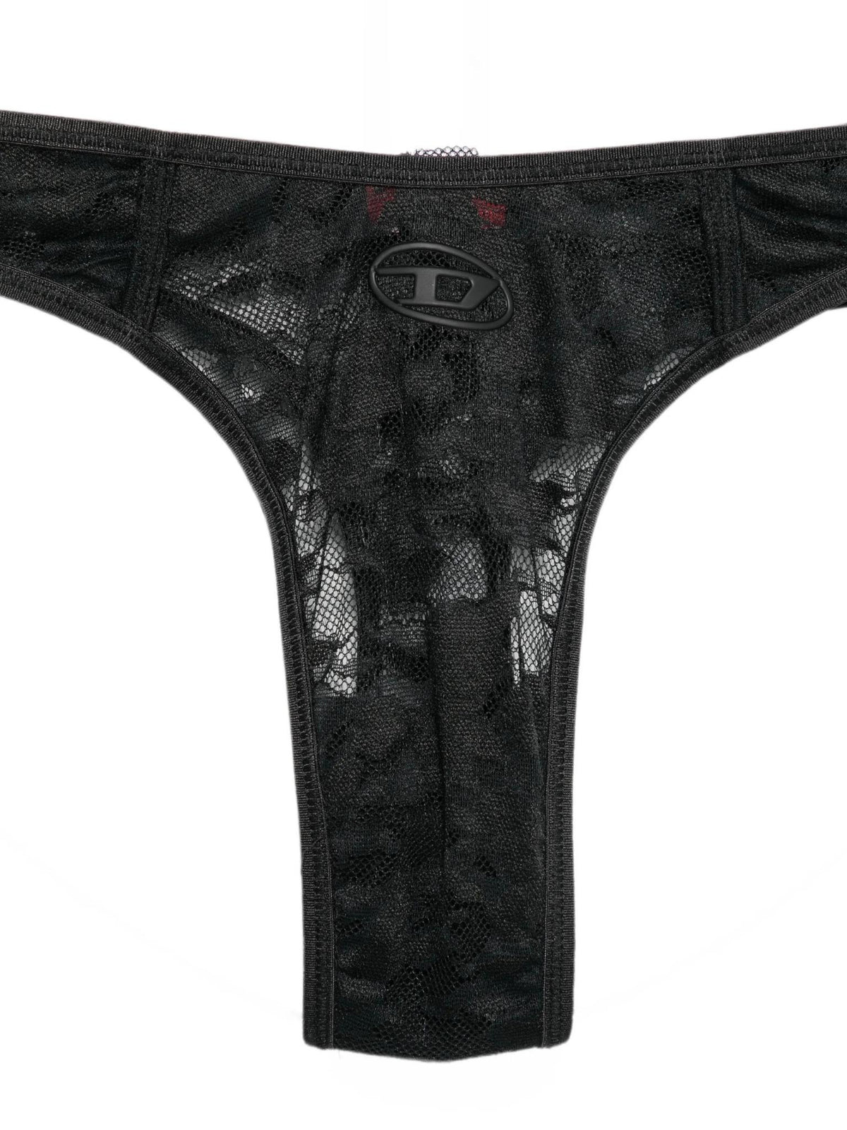 DIESEL Black Logo Panties Underwear