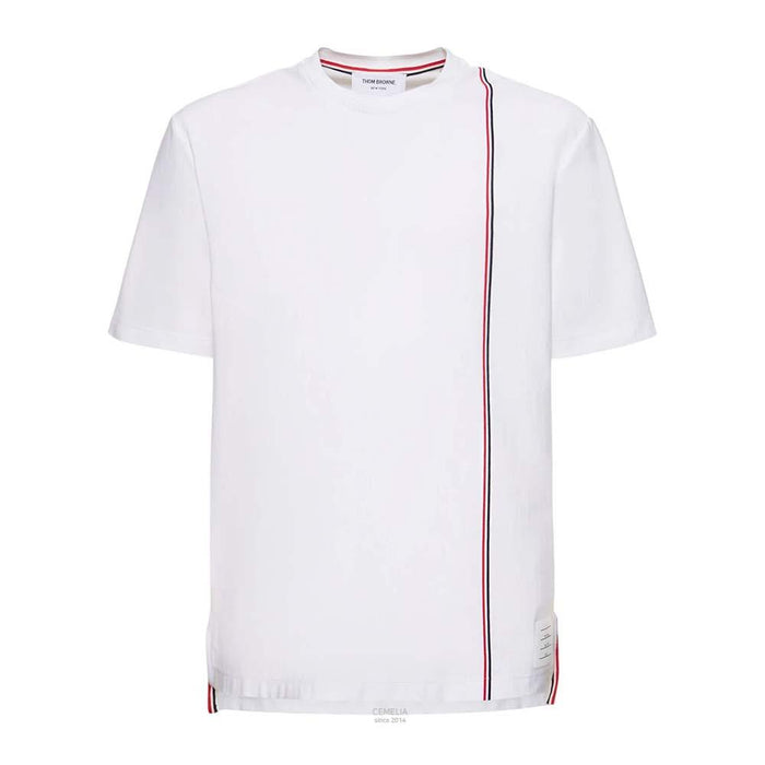 THOM BROWNE RWB Stripe Short Sleeve T-Shirt White