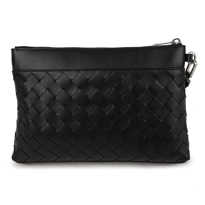 Bottega Veneta Intrecciato Prism Leather Pouch