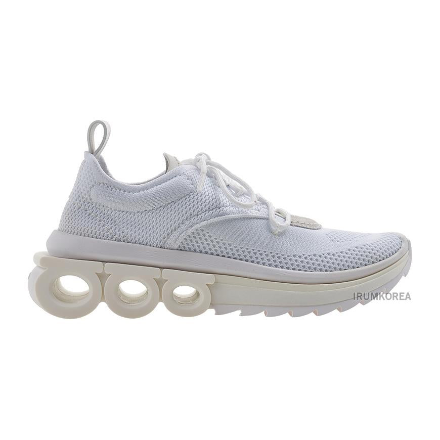 Ferragamo Gancini Low-Top Sneakers Women’s NIMA KNIT BIANCO BCW 0760870