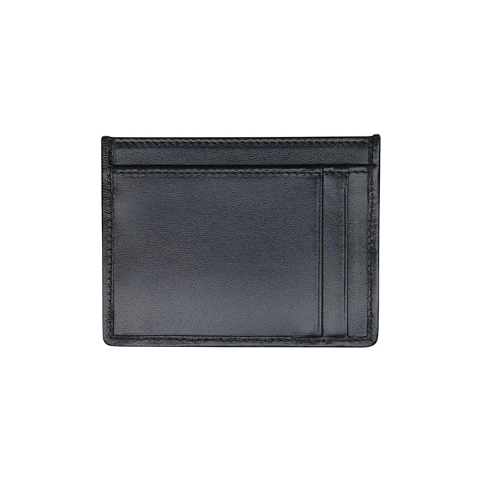 Miu Miu Matelasse Leather Card Holder Black Women