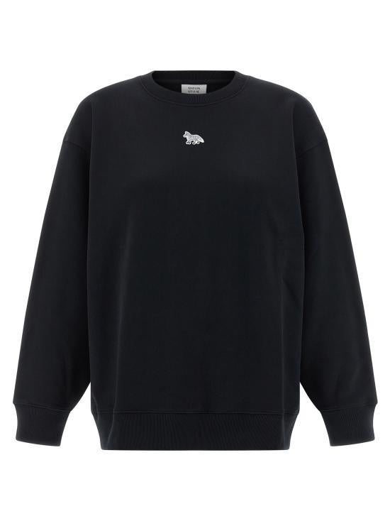 Maison Kitsune Baby Fox Oversized Sweatshirt Pullover Black OW00301 KM0341 P199