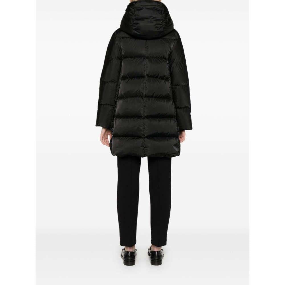 Herno Satin A-Shape Black Women’s Puffer Jacket