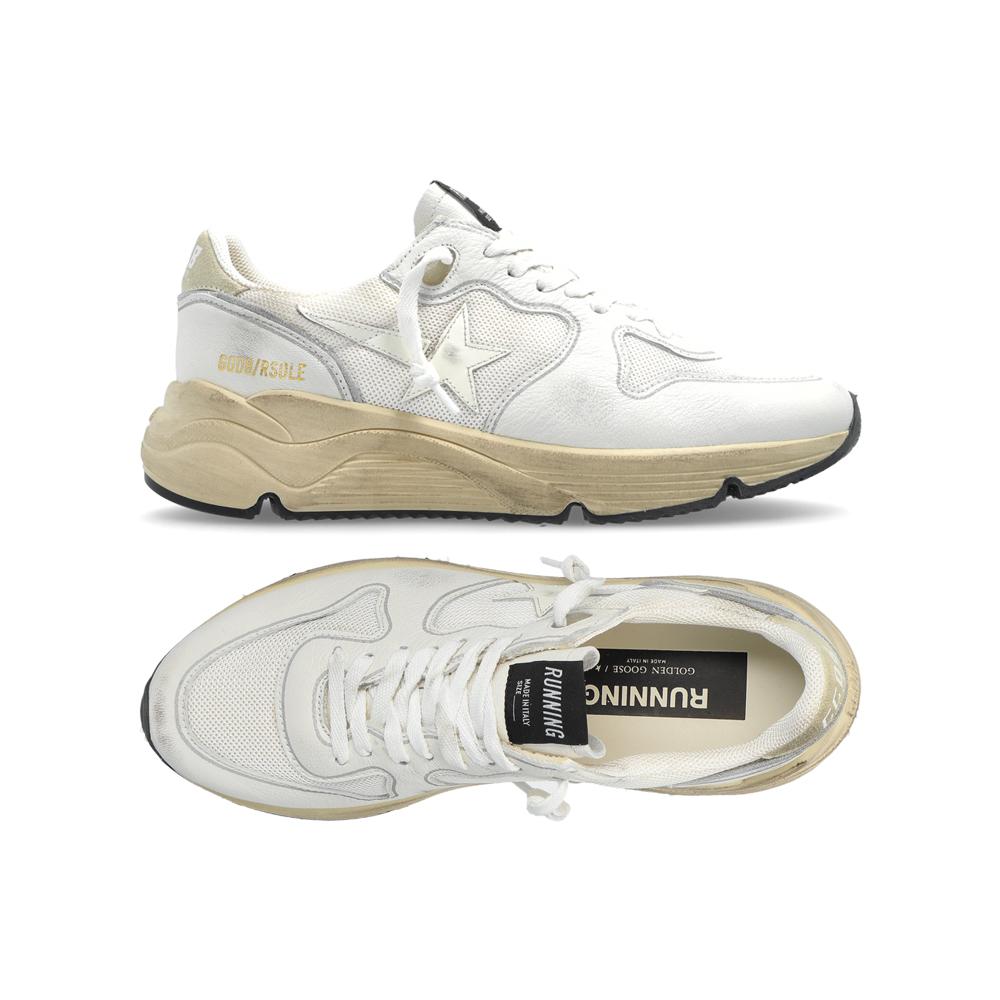 GOLDEN GOOSE Women’s White Running Sole Low-Top Sneakers GWF00126 F007481 10359