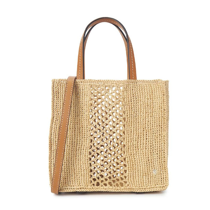 HELEN KAMINSKI Ales Mini Raffia Tote Bag Natural
