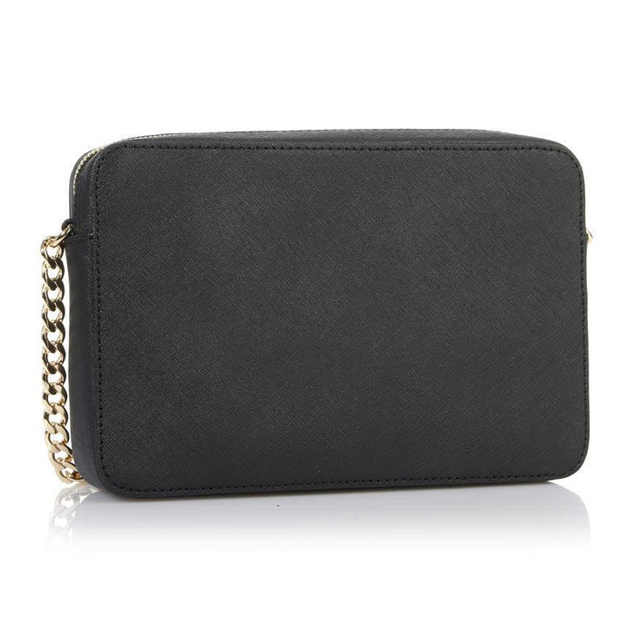 Michael Kors Jet Set Travel Large Crossbody Bag Black Leather