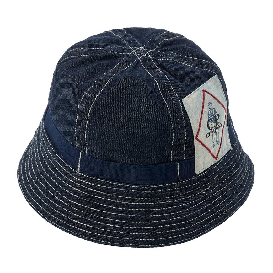 CP Company Unisex Denim Bucket Hat 18CMAC294A 110295W D08