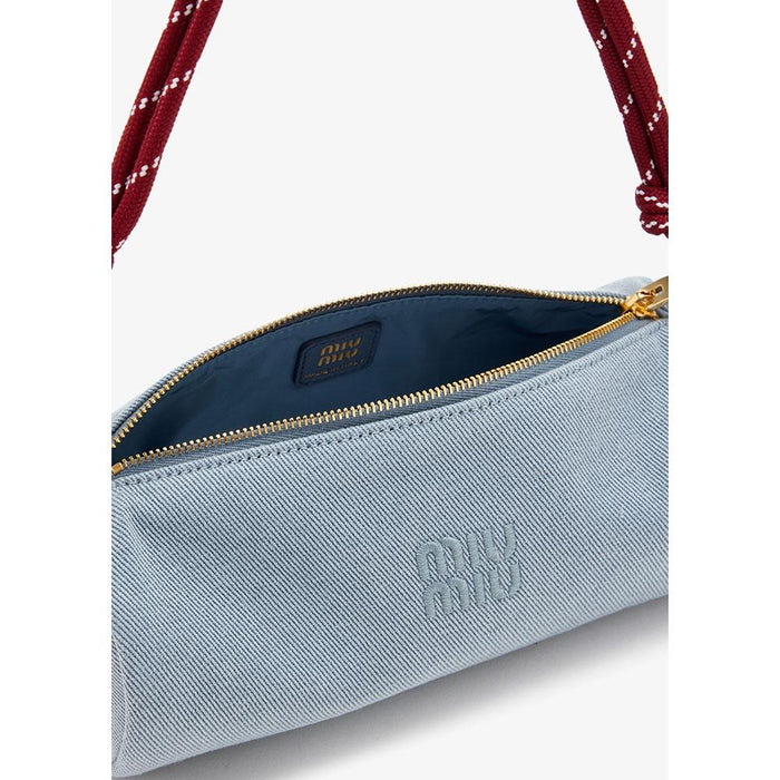 Miu Miu Gabardine Pouch Shoulder Bag for Women
