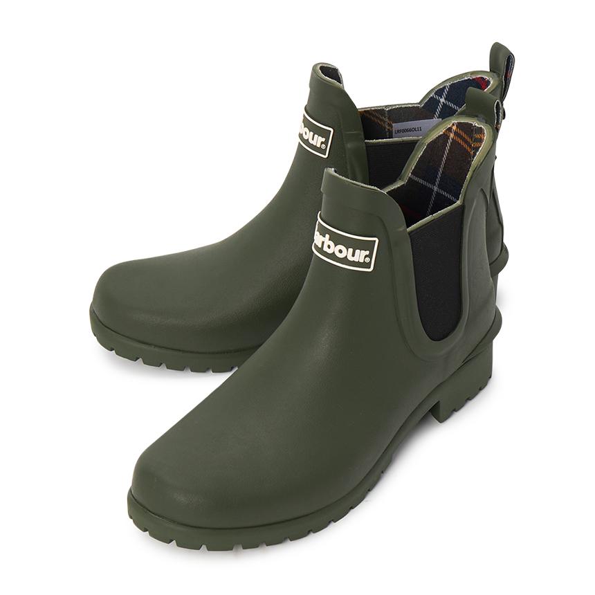 Barbour Wilton Wellington Women’s Chelsea Rain Ankle Boots