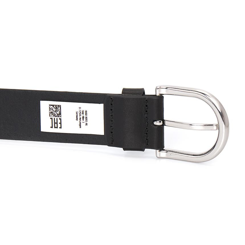 HUGO BOSS Men's Leather Belt Black