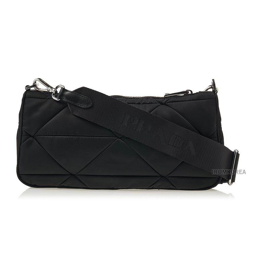 PRADA Quilted Shoulder Bag for Women 1BC237 RDJN F0002 B9O
