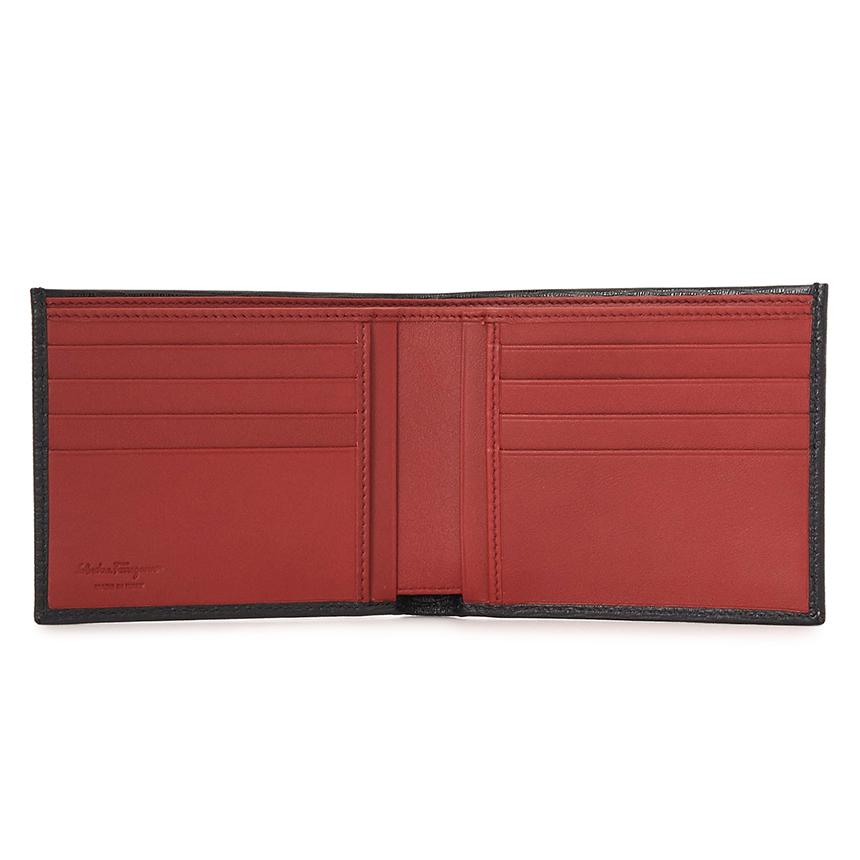 Ferragamo Men’s Leather Bifold Wallet Black